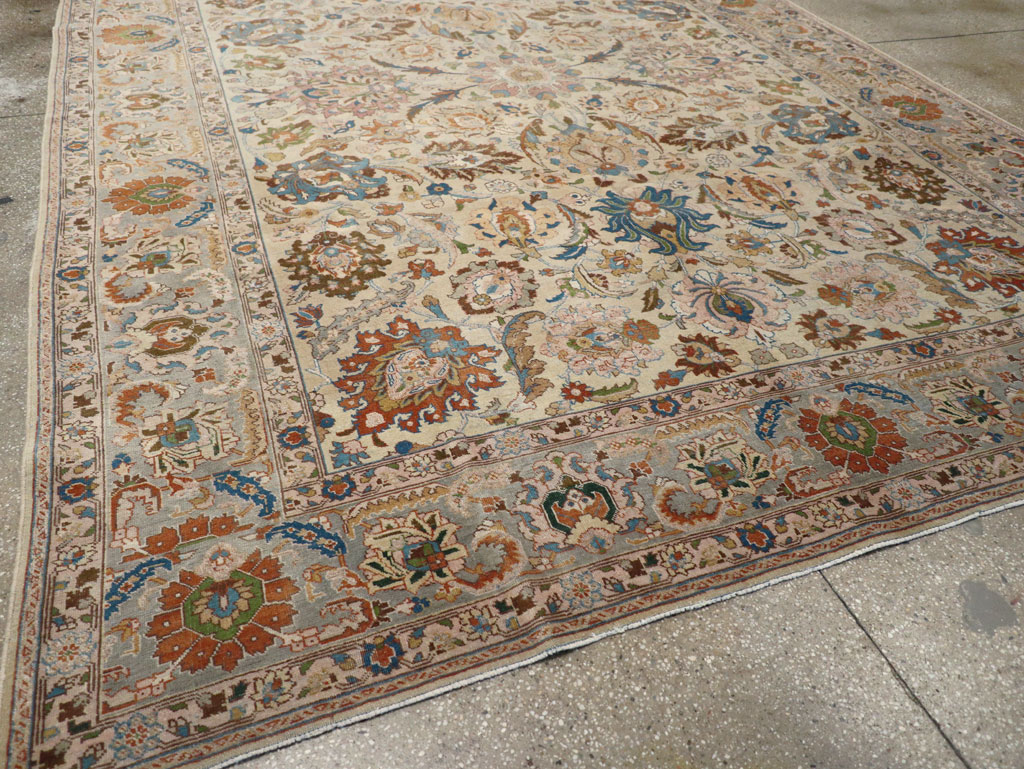 Antique Persian Tabriz Carpet, No.16672 - Gss
