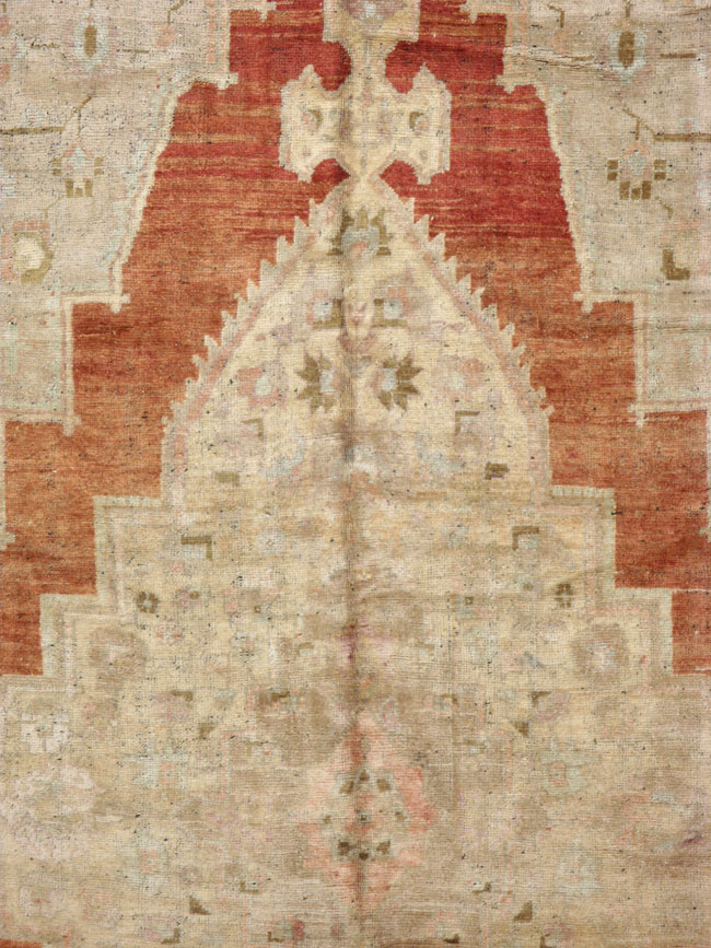 Antique Turkish Oushak Carpet, No.16688 - Gss