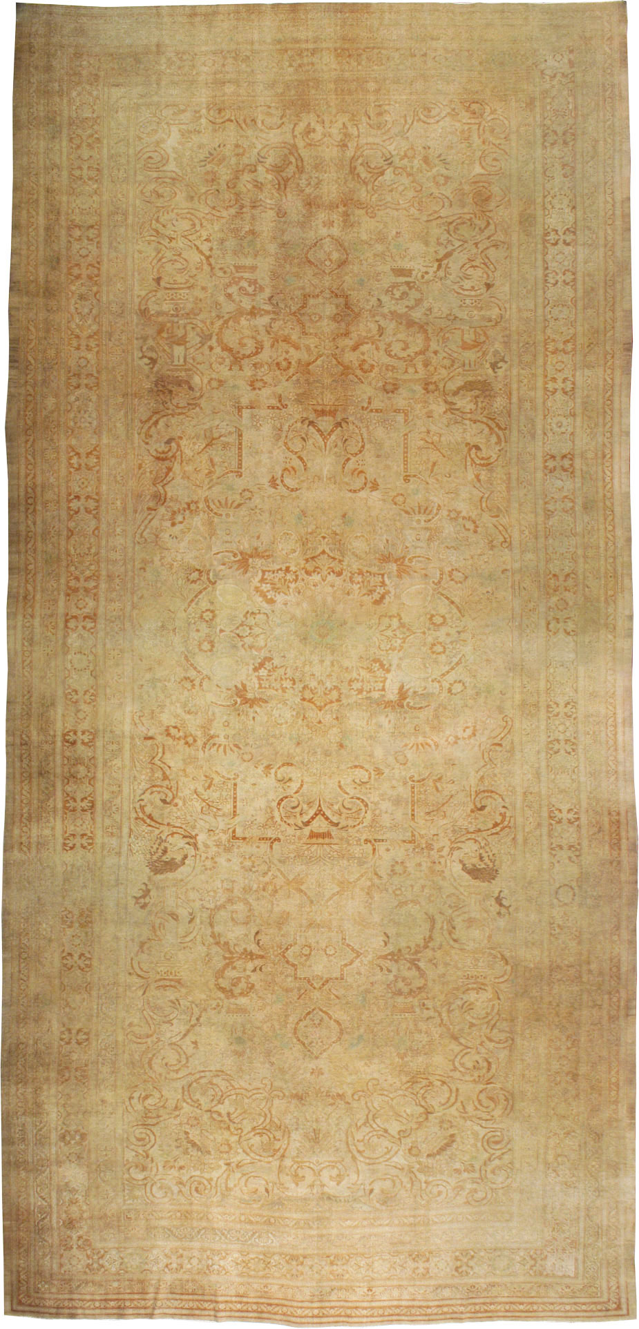 Antique Persian Mashad Carpet, No.16734 - Gss