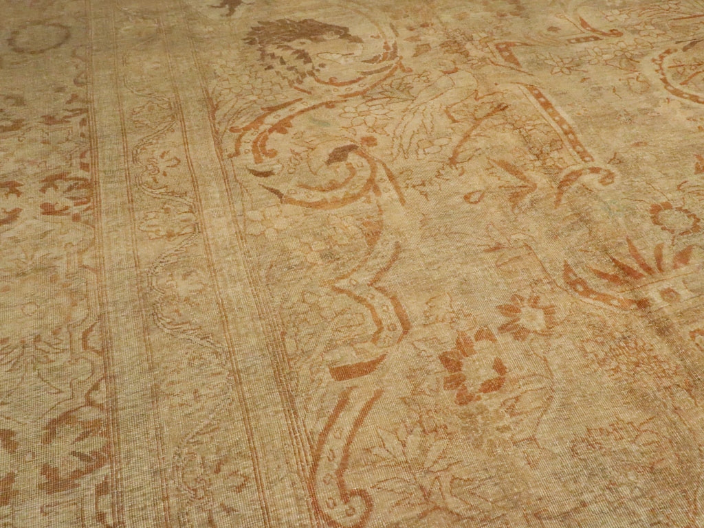 Antique Persian Mashad Carpet, No.16734 - Gss