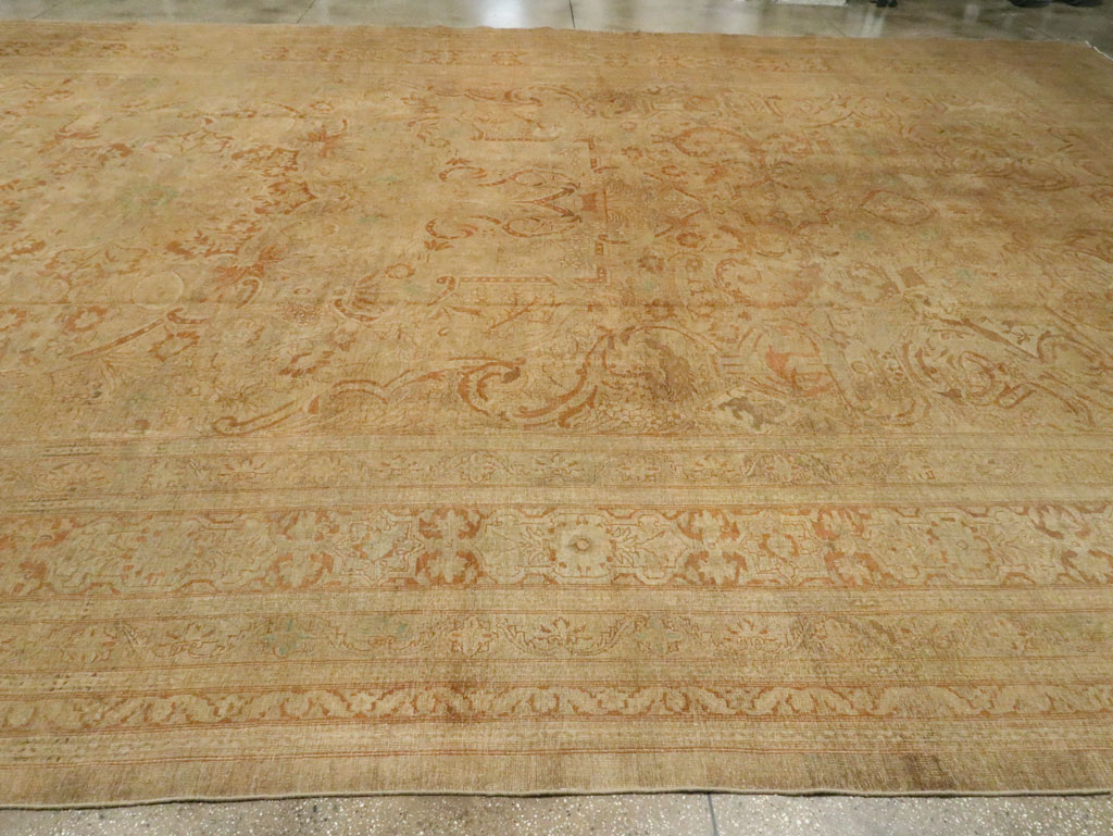 Antique Persian Mashad Carpet, No.16734 - Gss