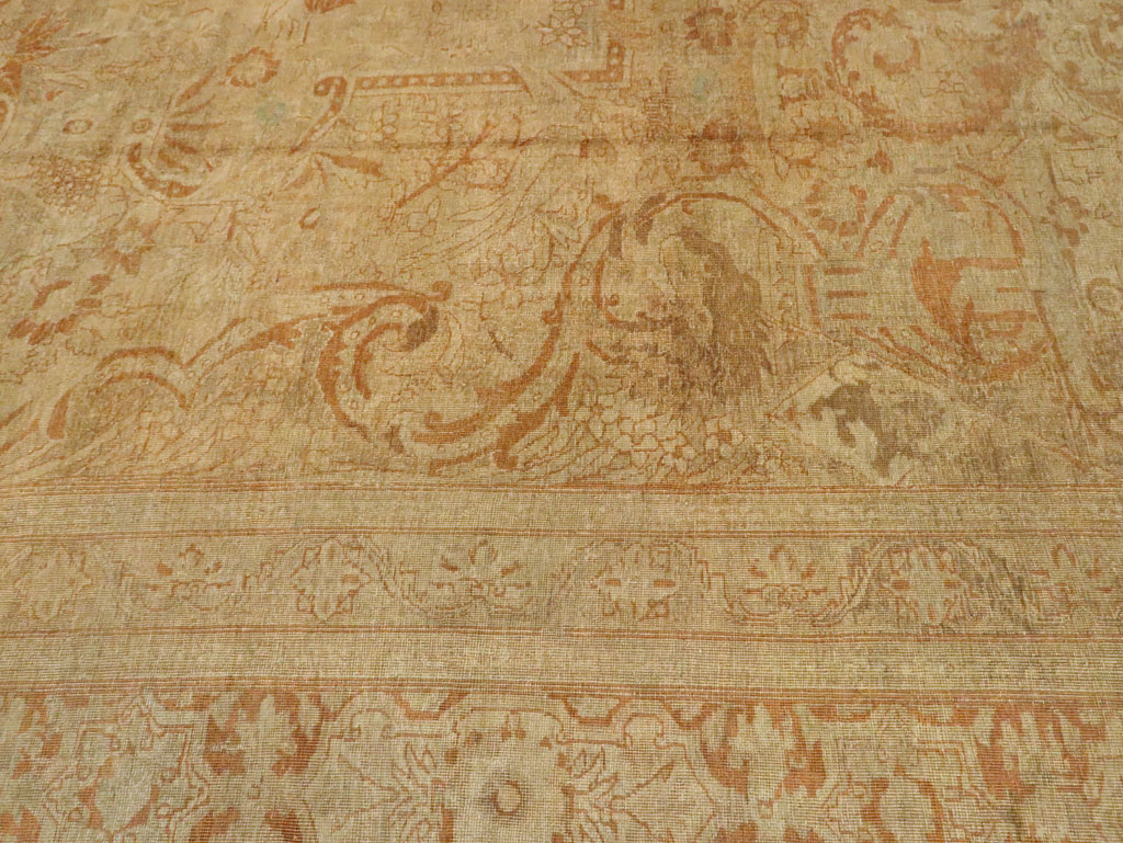 Antique Persian Mashad Carpet, No.16734 - Gss