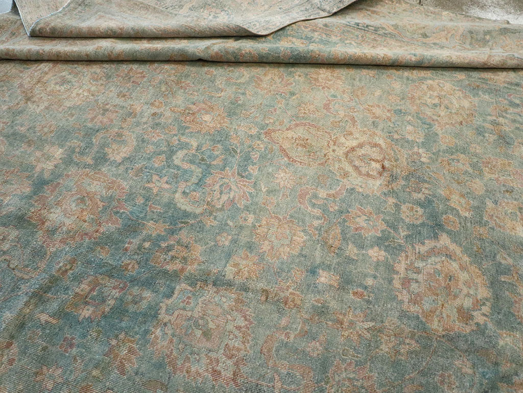 Antique Indian Lahore Carpet, No.16767 - Gss