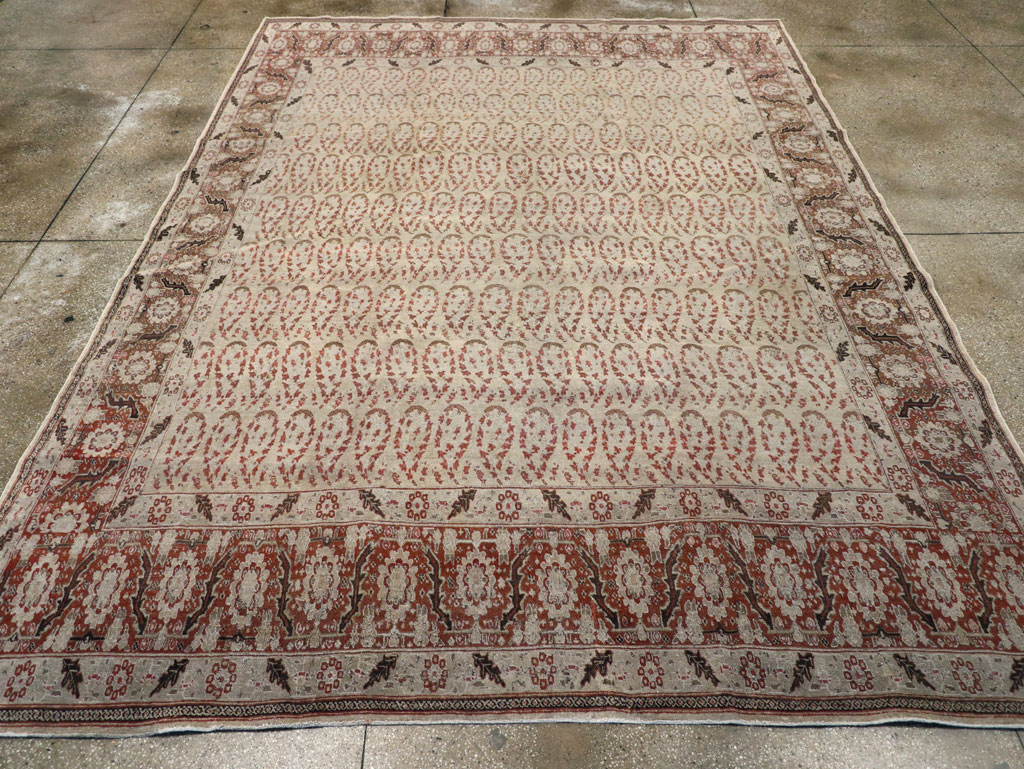 Antique Persian Tabriz Rug, No.16794 - Gss