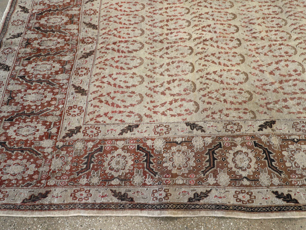 Antique Persian Tabriz Rug, No.16794 - Gss