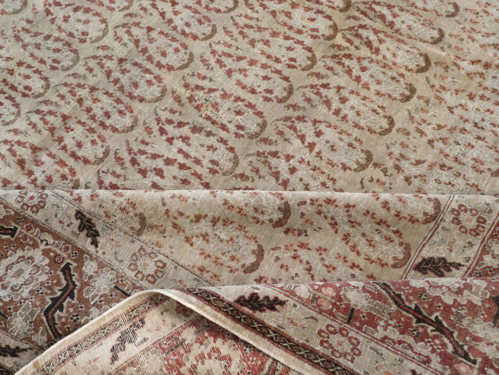 Antique Persian Tabriz Rug, No.16794 - Gss