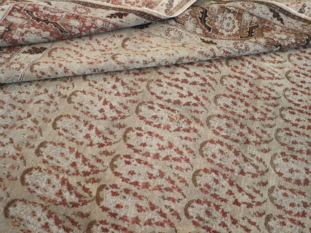 Antique Persian Tabriz Rug, No.16794 - Gss