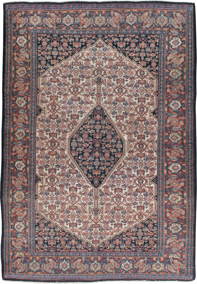 Antique Persian Senneh Rug, No.16799 - Gss