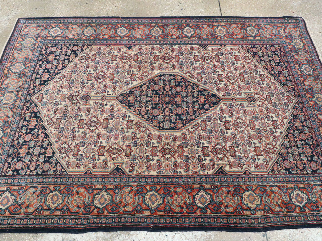 Antique Persian Senneh Rug, No.16799 - Gss