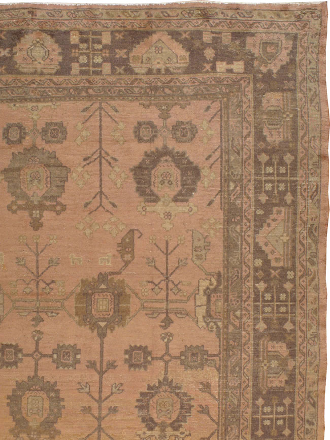 Antique Turkish Oushak Carpet, No.16804 - Gss