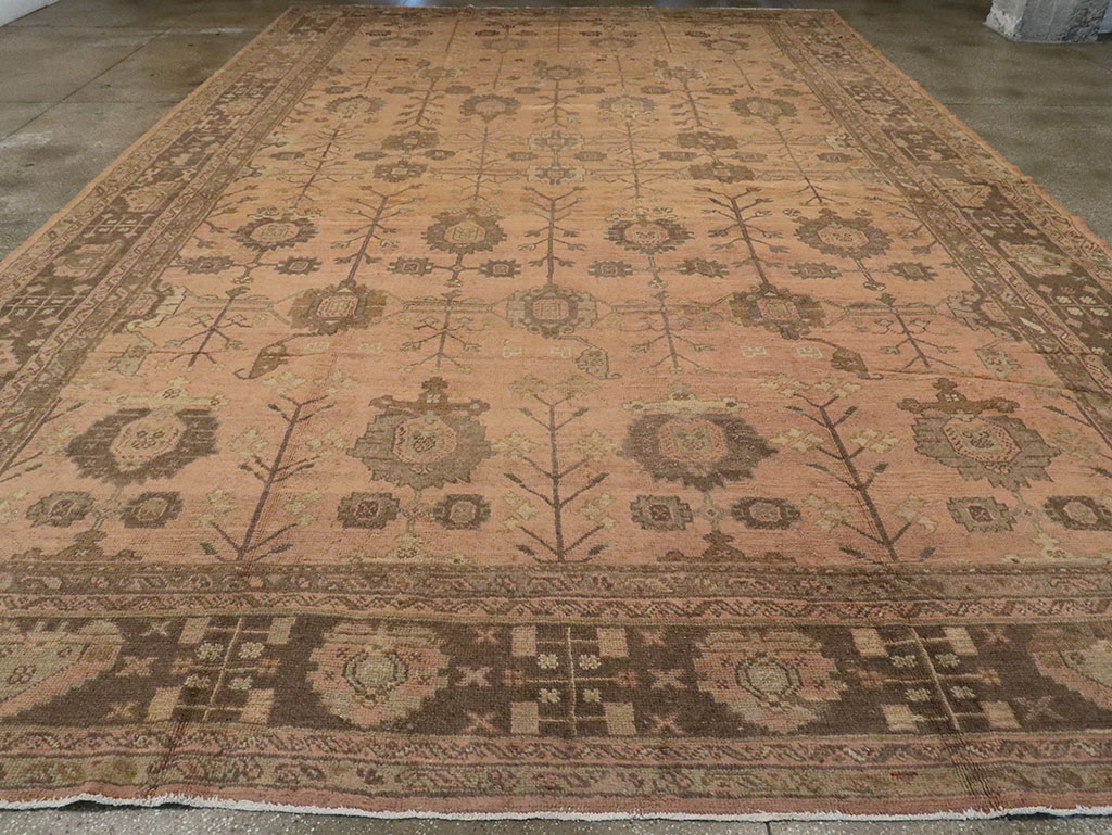 Antique Turkish Oushak Carpet, No.16804 - Gss