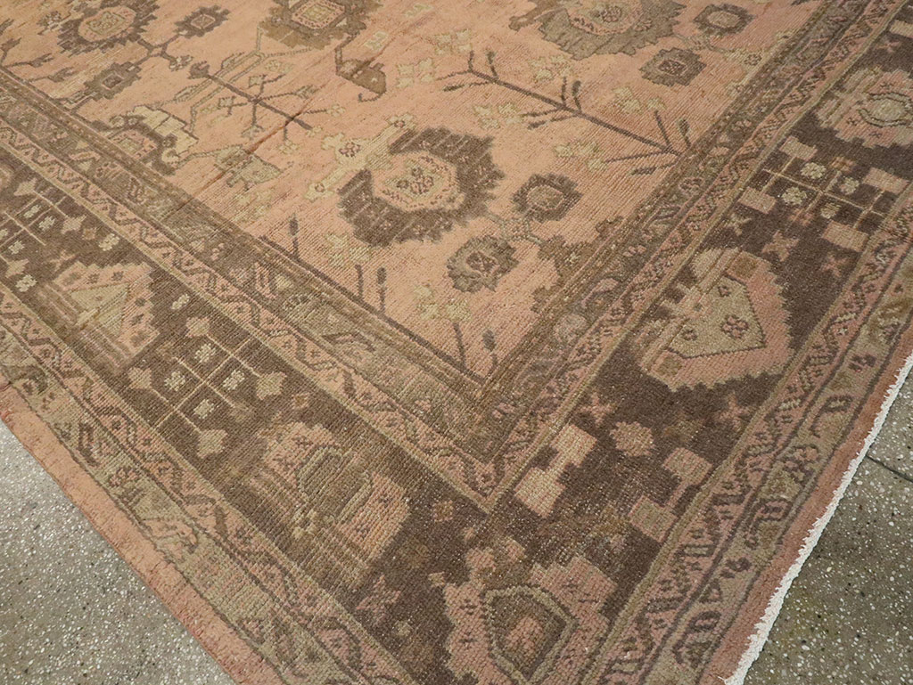 Antique Turkish Oushak Carpet, No.16804 - Gss