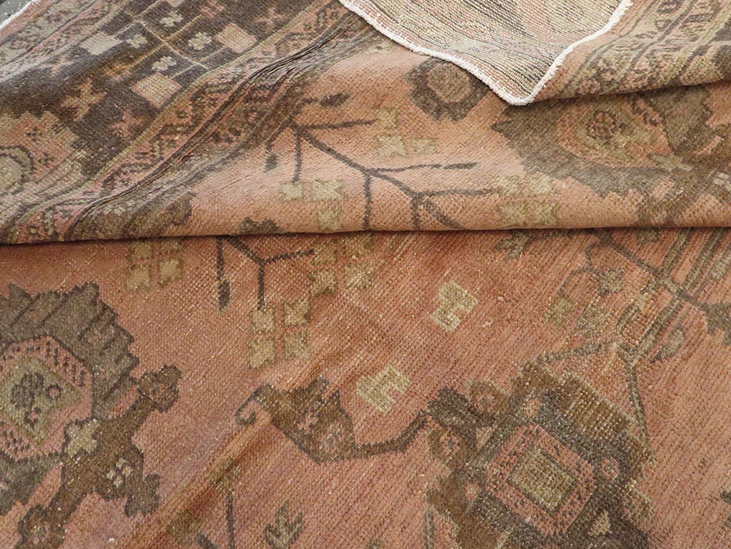 Antique Turkish Oushak Carpet, No.16804 - Gss