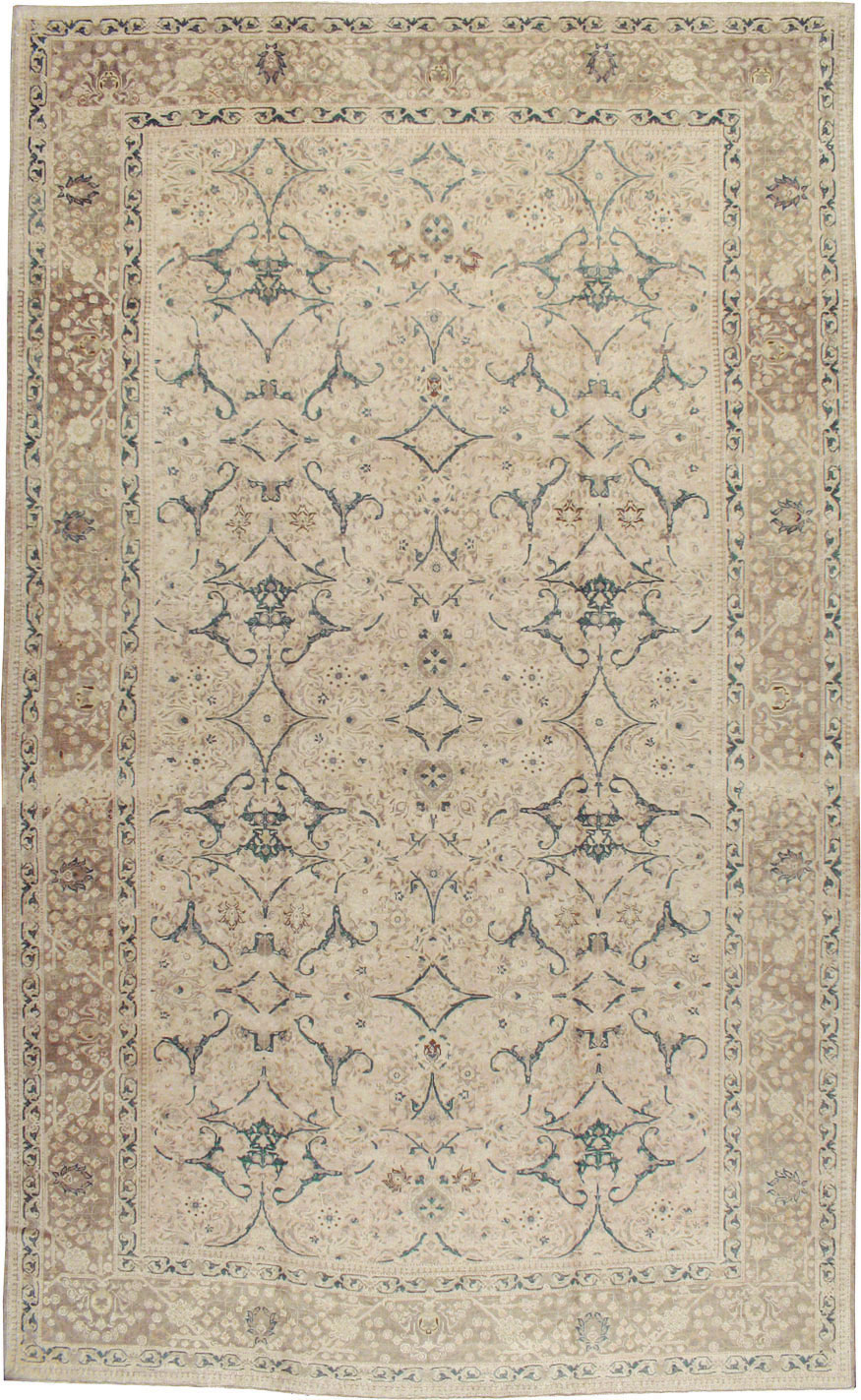 Antique Persian Tabriz Carpet, No.16805 - Gss