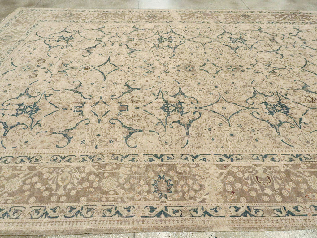 Antique Persian Tabriz Carpet, No.16805 - Gss