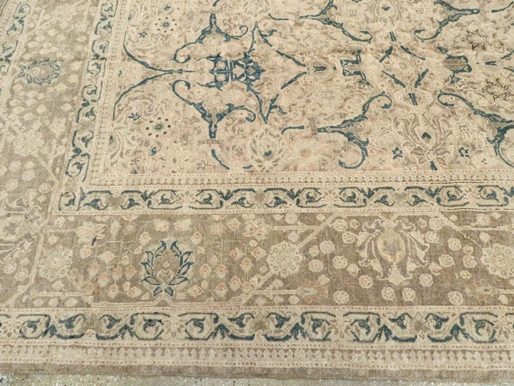 Antique Persian Tabriz Carpet, No.16805 - Gss