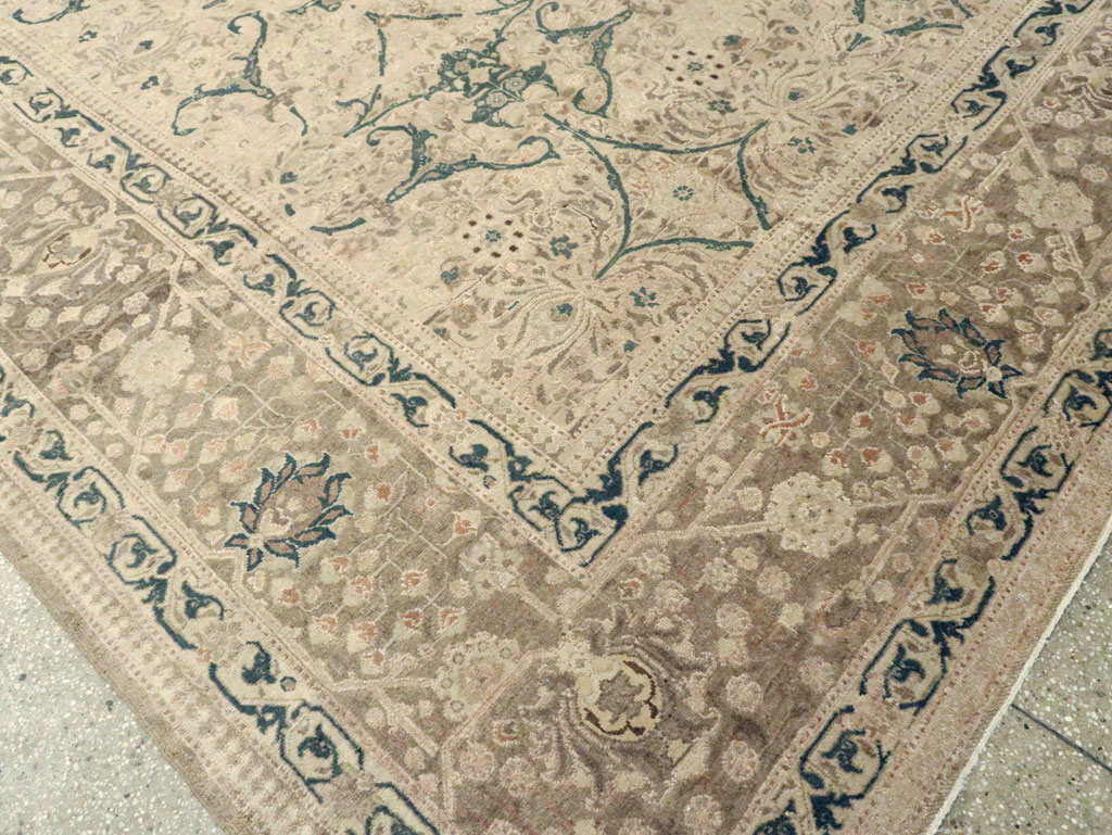 Antique Persian Tabriz Carpet, No.16805 - Gss