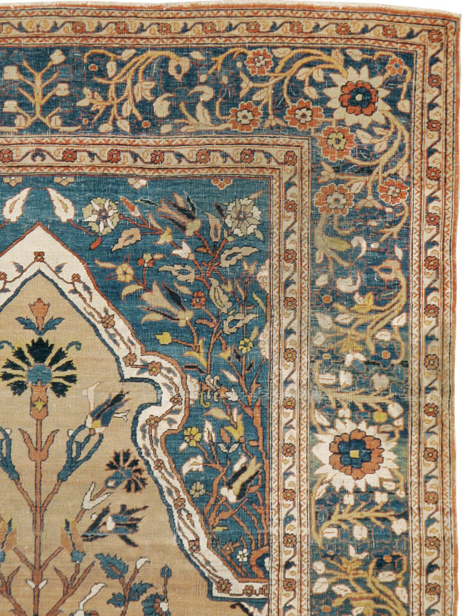 Antique Persian Tabriz Hagi Jalili Rug, No.16811 - Gss