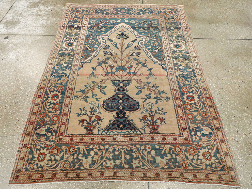 Antique Persian Tabriz Hagi Jalili Rug, No.16811 - Gss