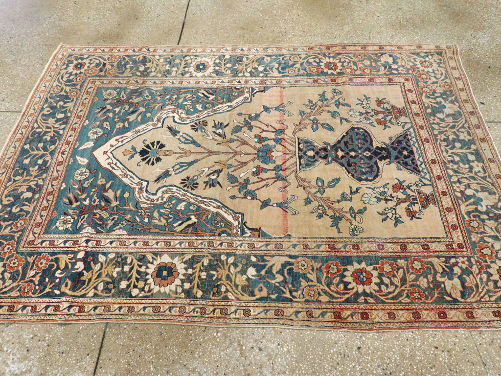 Antique Persian Tabriz Hagi Jalili Rug, No.16811 - Gss