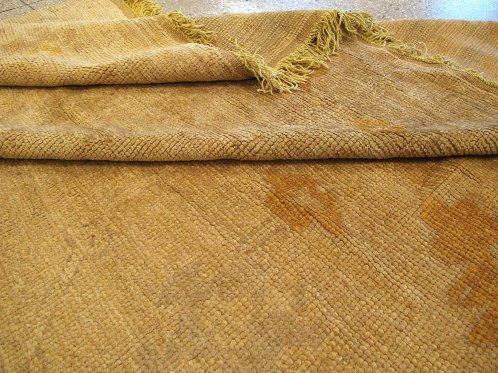 Antique Turkish Oushak Square Carpet, No.16840 - Gss