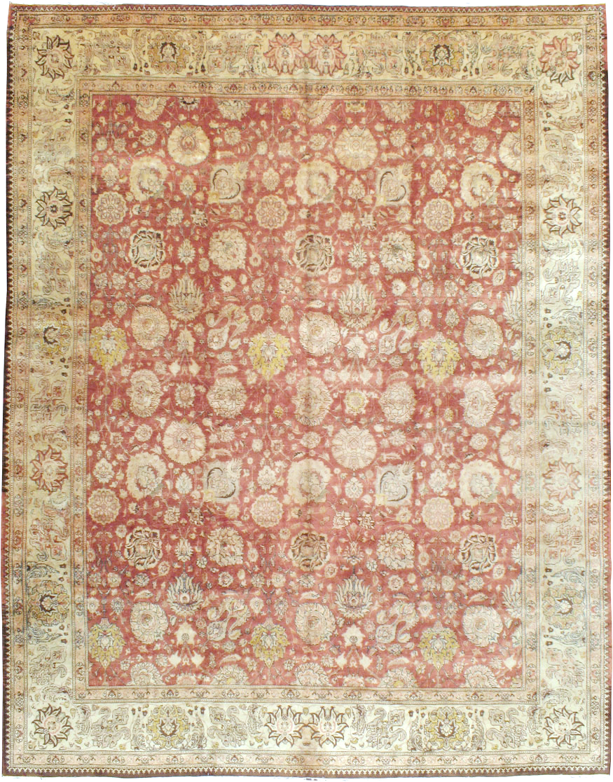 Antique Persian Tabriz Carpet, No.16842 - Gss