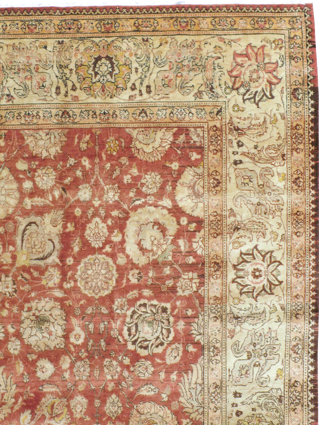 Antique Persian Tabriz Carpet, No.16842 - Gss