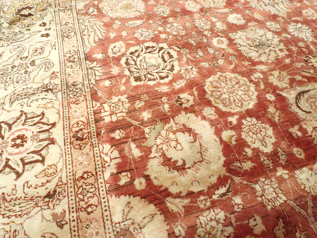 Antique Persian Tabriz Carpet, No.16842 - Gss