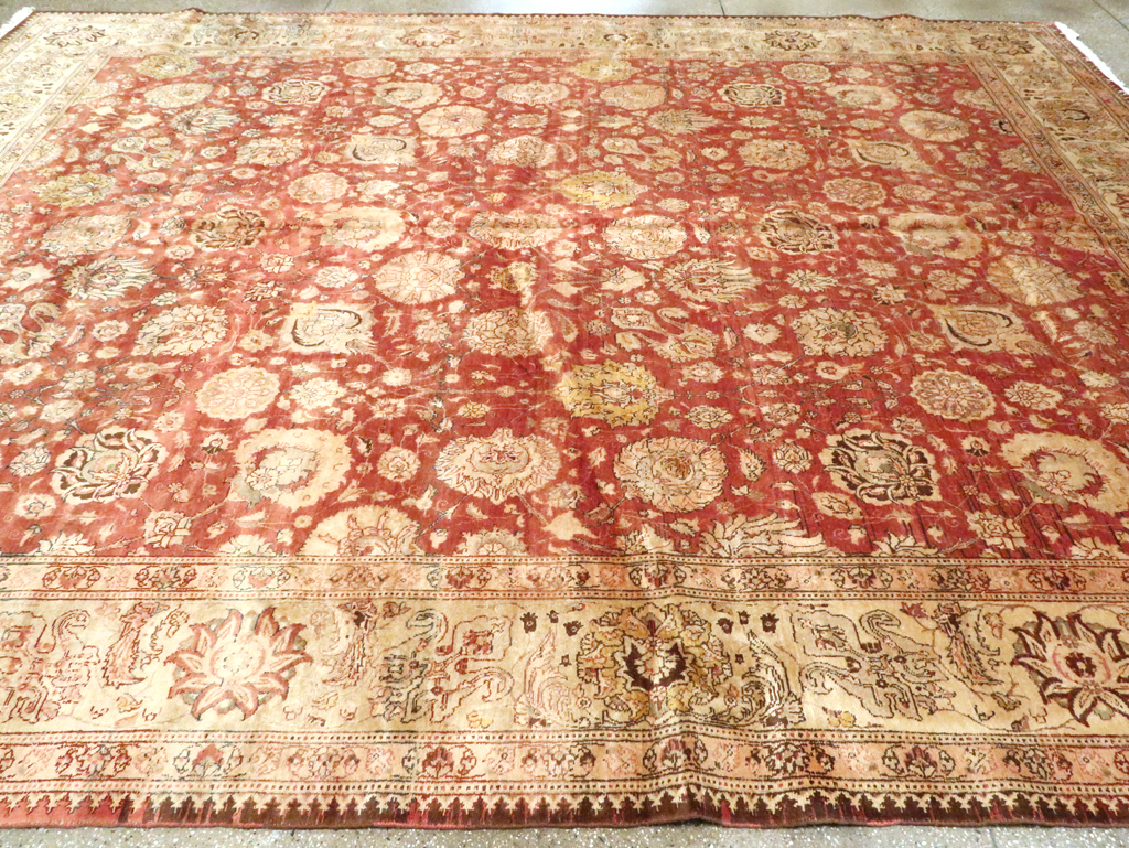Antique Persian Tabriz Carpet, No.16842 - Gss