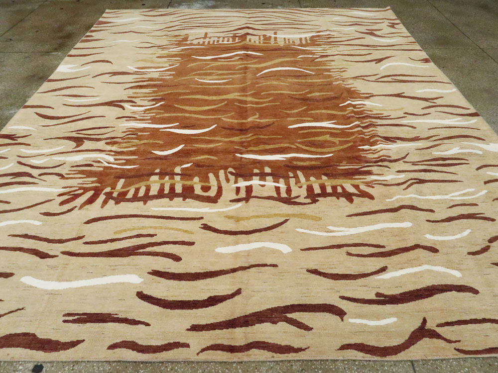 Modern Persian Tabriz Carpet, No.16856 - Gss