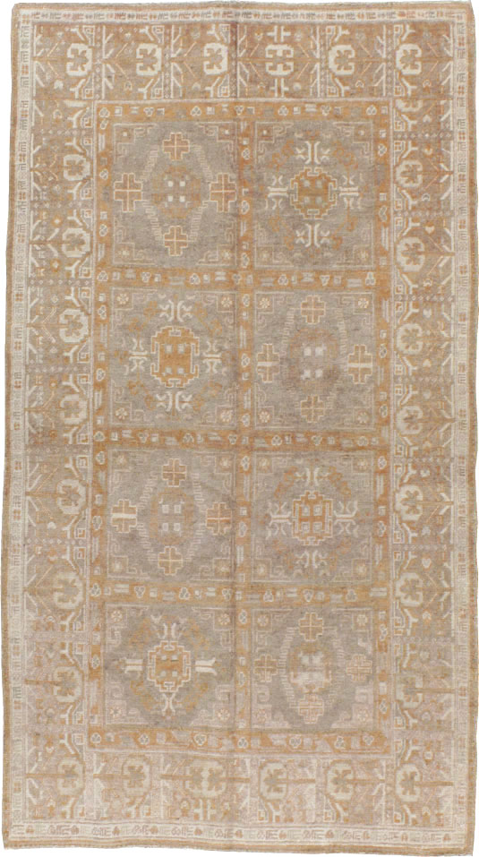 Vintage East Turkestan Khotan Rug, No.16897 - Gss