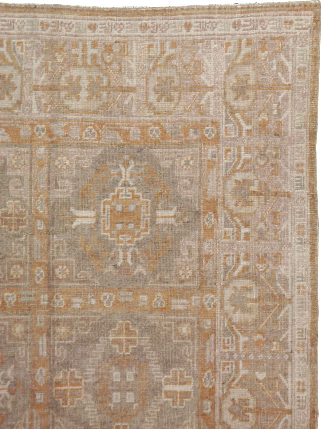 Vintage East Turkestan Khotan Rug, No.16897 - Gss