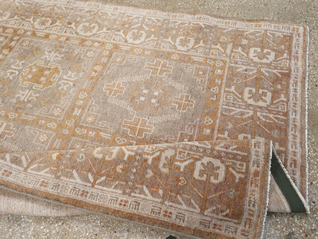 Vintage East Turkestan Khotan Rug, No.16897 - Gss