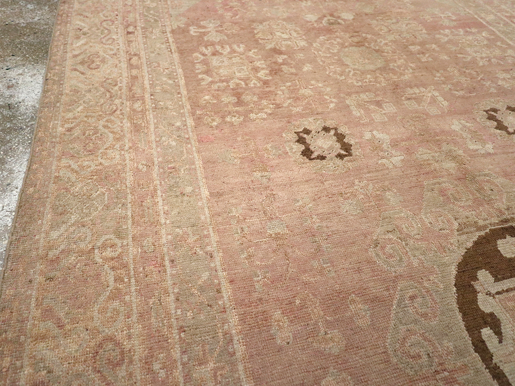 Vintage East Turkestan Khotan Carpet, No.16902 - Gss