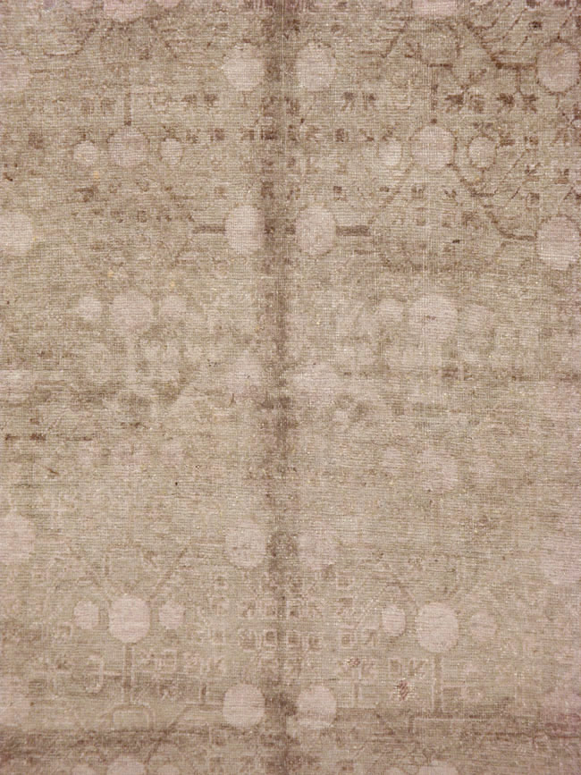 Vintage East Turkestan Khotan Carpet, No.16912 - Gss