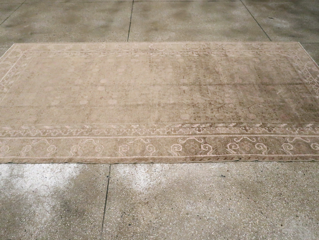 Vintage East Turkestan Khotan Carpet, No.16912 - Gss