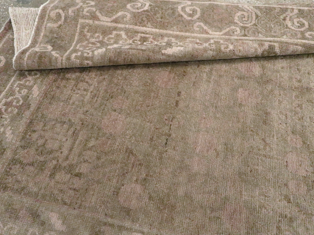 Vintage East Turkestan Khotan Carpet, No.16912 - Gss