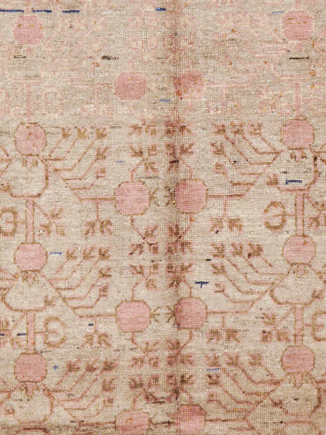 Vintage East Turkestan Khotan Carpet, No.16915 - Gss