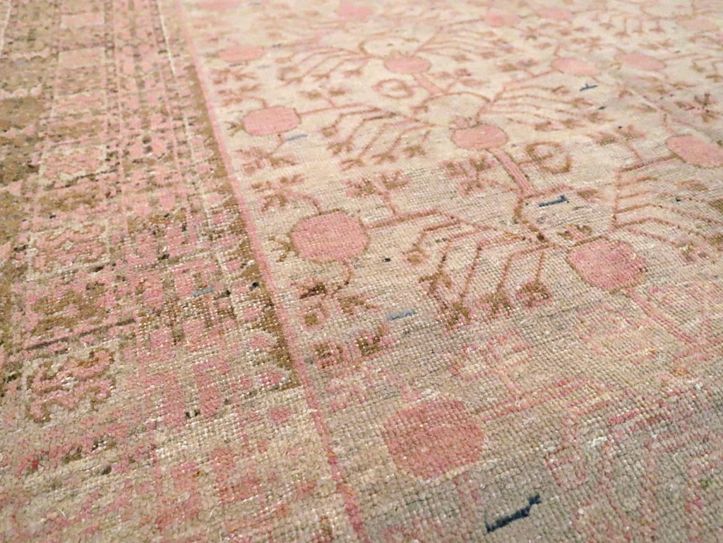 Vintage East Turkestan Khotan Carpet, No.16915 - Gss