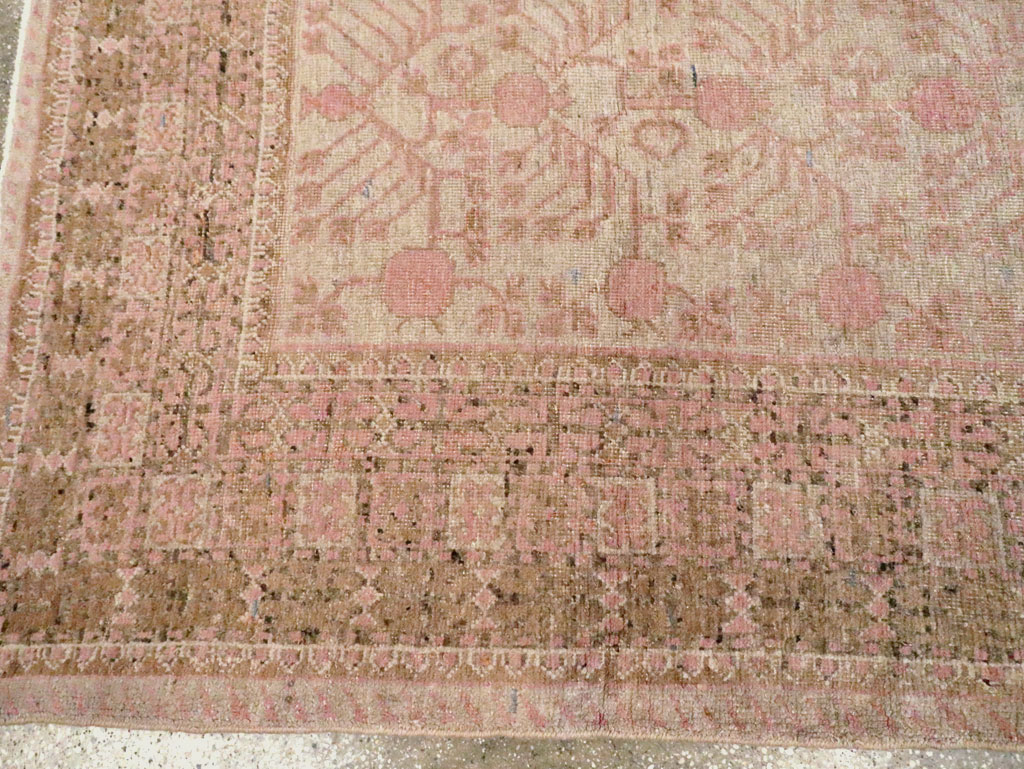 Vintage East Turkestan Khotan Carpet, No.16915 - Gss