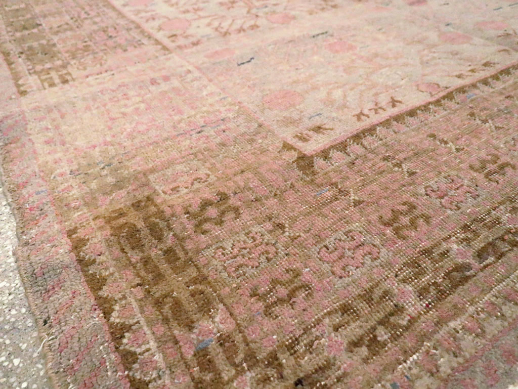 Vintage East Turkestan Khotan Carpet, No.16915 - Gss