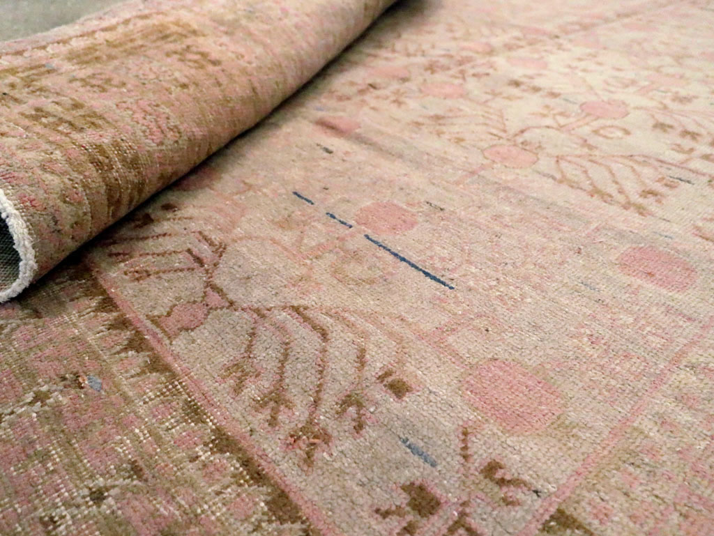 Vintage East Turkestan Khotan Carpet, No.16915 - Gss