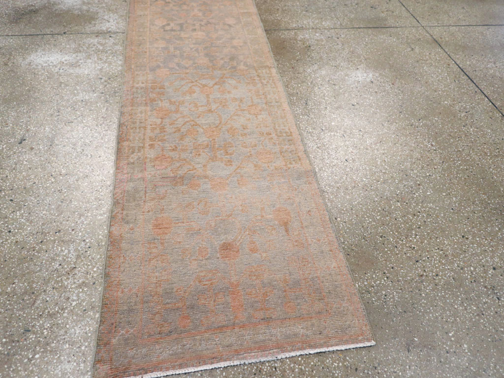 Vintage East Turkestan Khotan Runner, No.16916 - Gss