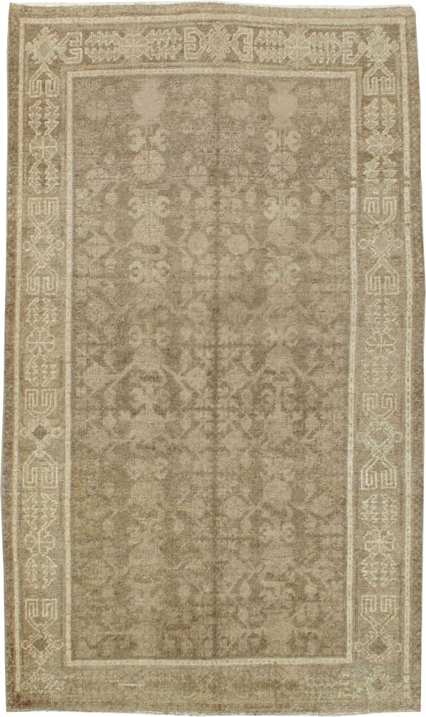 Vintage East Turkestan Khotan Rug, No.16920 - Gss