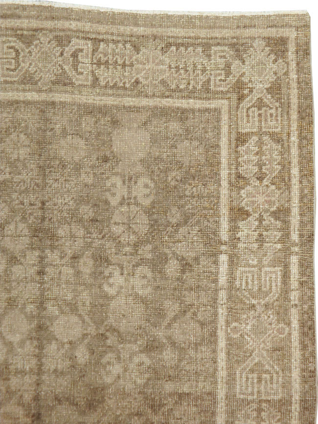 Vintage East Turkestan Khotan Rug, No.16920 - Gss
