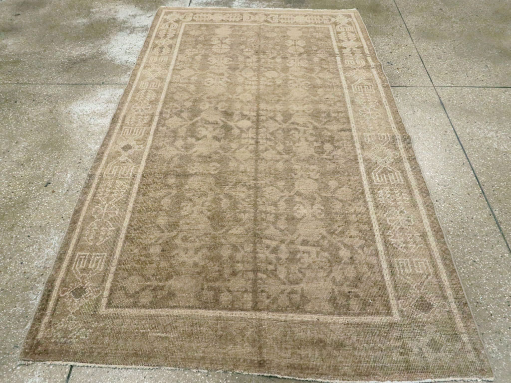 Vintage East Turkestan Khotan Rug, No.16920 - Gss