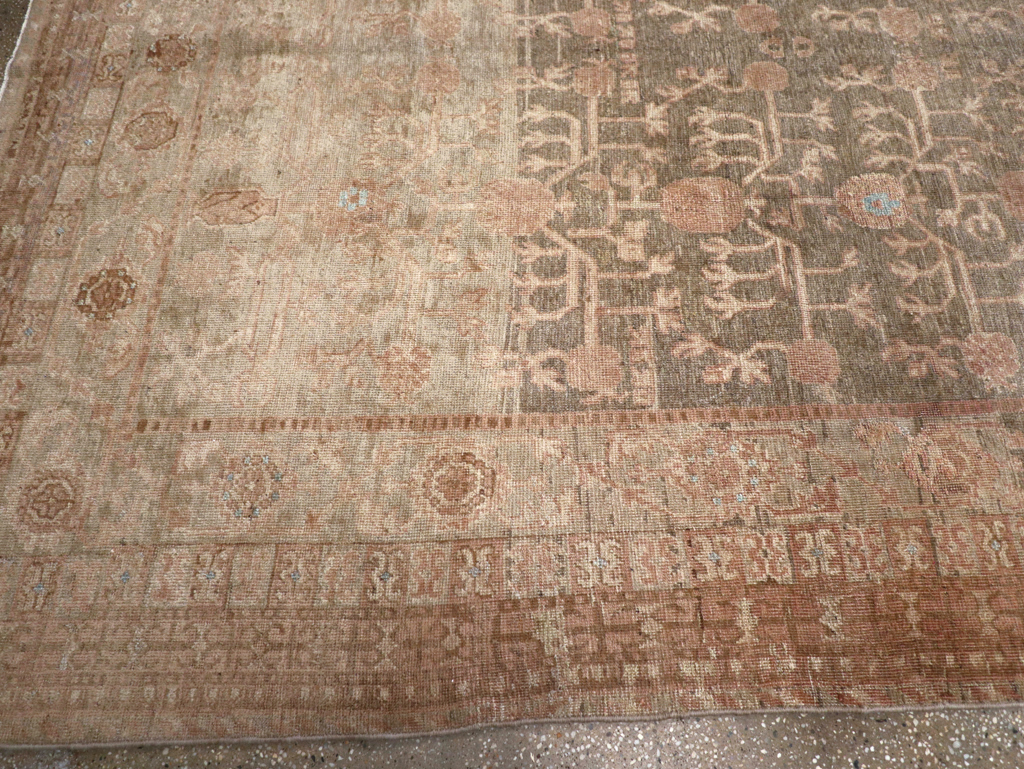 Antique East Turkestan Khotan Wide Gallery Runner, No.16928 - Gss