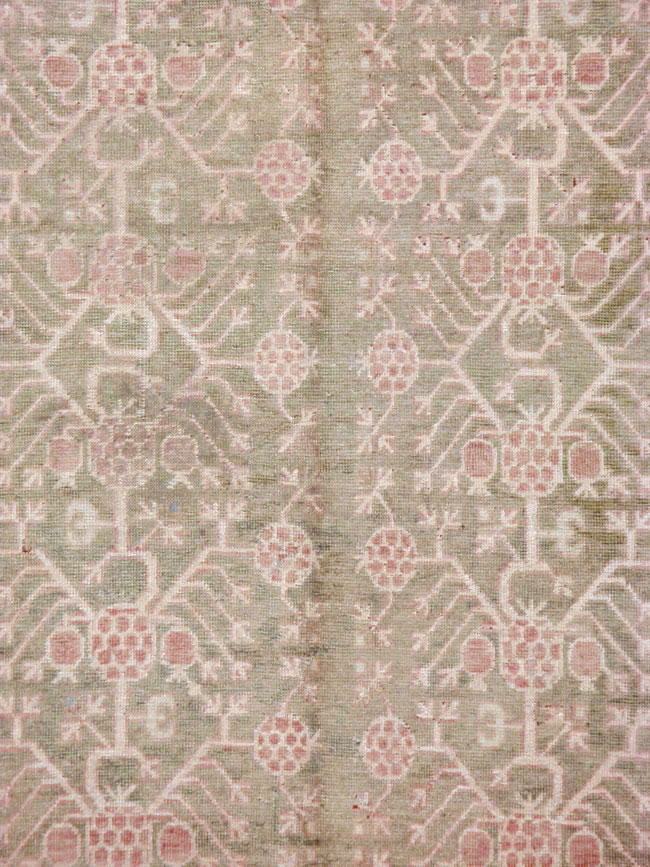 Vintage East Turkestan Khotan Carpet, No.16938 - Gss
