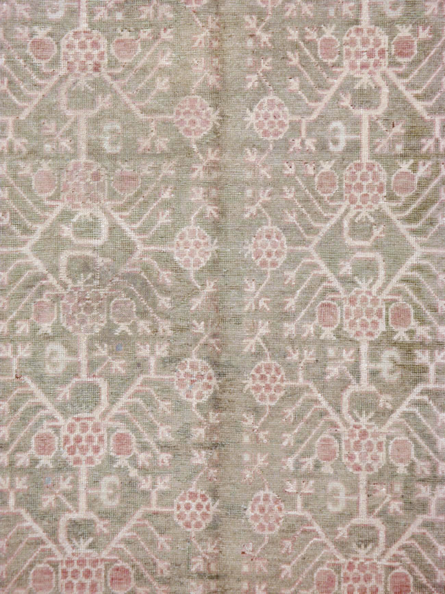 Vintage East Turkestan Khotan Carpet, No.16938 - Gss