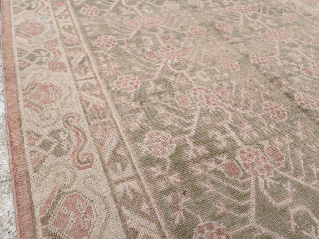 Vintage East Turkestan Khotan Carpet, No.16938 - Gss